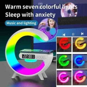 G63 Atmosphere RGB Light Bluetooth Speaker With Wireless Charging