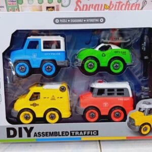 DIY Assembled Traffic (HLD Toy Car / Huan Li Di) 12